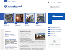 Tablet Screenshot of eng.mzenskprokat.ru